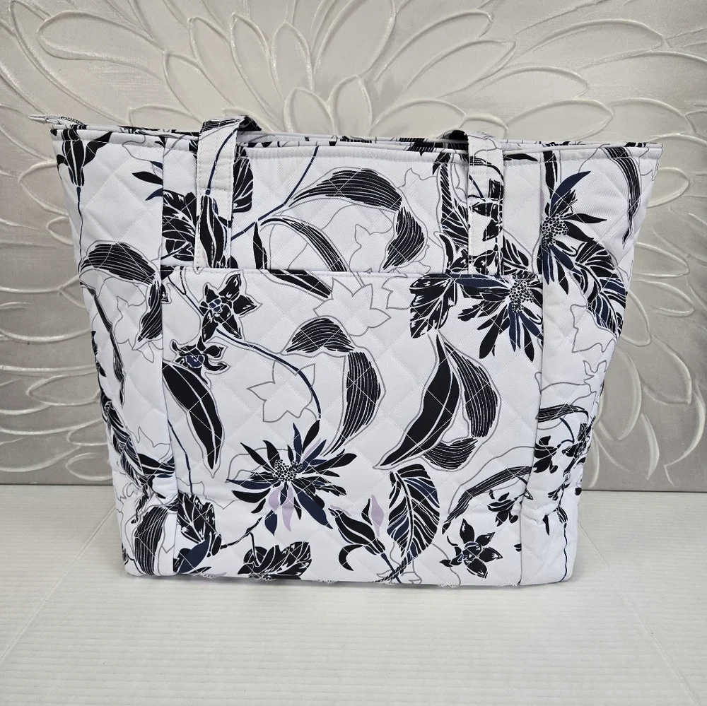 Vera Bradley Vera Tote Bag Twilight Garden - Picture 2 of 15